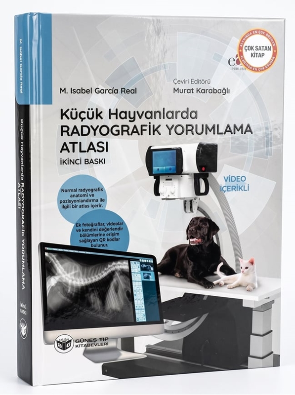 resm Küçük Hayvanlarda Radyografik Yorumlama Atlası (QR Kodlu Videolu)