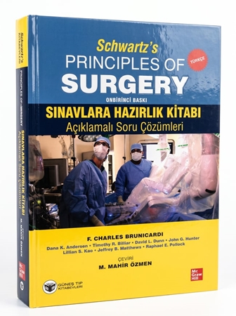 Resim Schwartz's Principles Of Surgery Sınavlara Hazırlık Kitabı Açıklamalı Soru Çözümleri