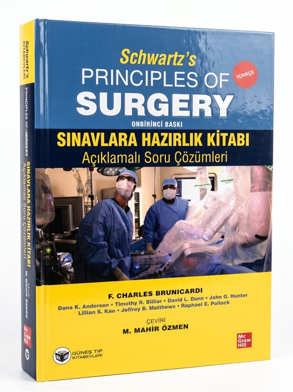 resm Schwartz's Principles Of Surgery Sınavlara Hazırlık Kitabı Açıklamalı Soru Çözümleri