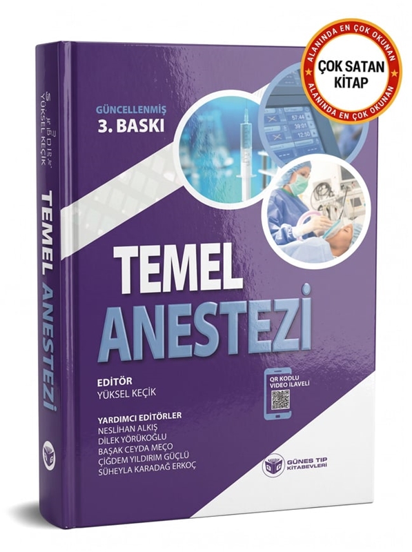 resm Temel Anestezi Güncellenmiş 3. Baskı (QR Kodlu Videolu)