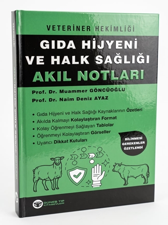 Resim Veteriner Hekimliği Gıda Hijyeni ve Halk Sağlığı Akıl Notları