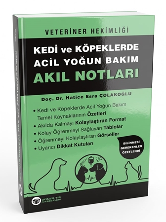 Resim Veteriner Hekimliği Kedi ve Köpeklerde Acil Yoğun Bakım Akıl Notları