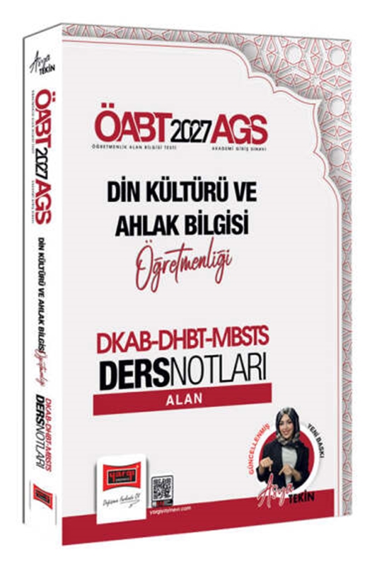 resm Yargı Yayınları 2027 ÖABT AGS Din Kültürü ve Ahlak Bilgisi Öğretmenliği DKAB-DHBT-MBSTS Ders Notları