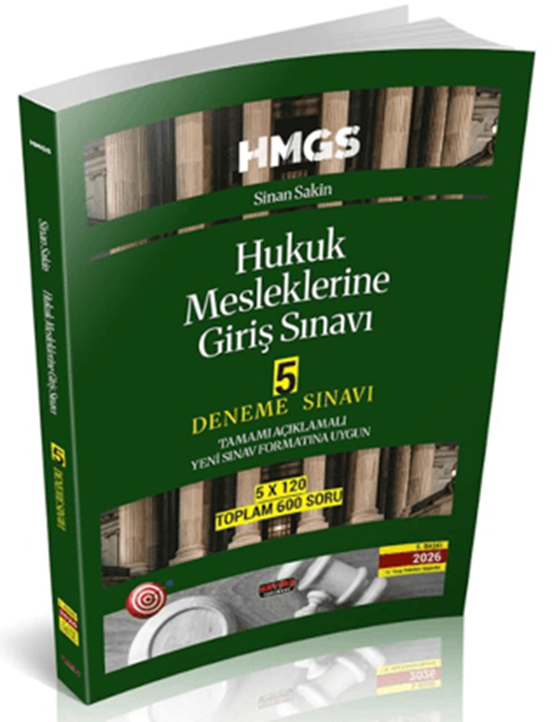 resm HMGS Hukuk Mesleklerine Giriş Sınavı 5 Deneme Sınavı