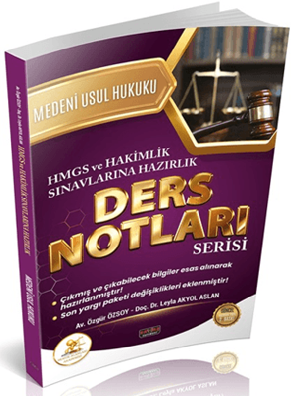 resm HUKAL HMGS - Hakimlik Medeni Usul Hukuku Ders Notları