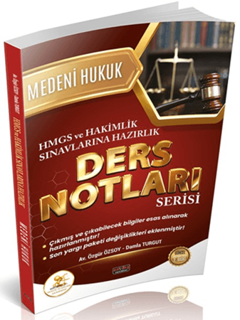 Resim HUKAL HMGS - Hakimlik Medeni Hukuk Ders Notları