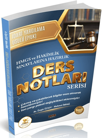 Resim HUKAL HMGS - Hakimlik İdari Yargılama Hukuku Ders Notları