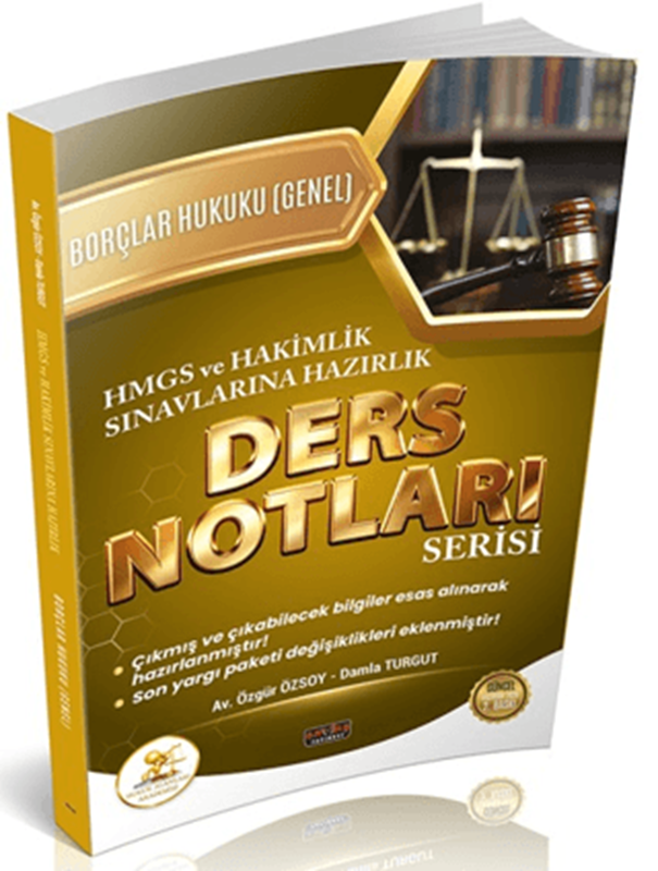 resm HUKAL HMGS - Hakimlik Borçlar Hukuku Genel Hükümler Ders Notları