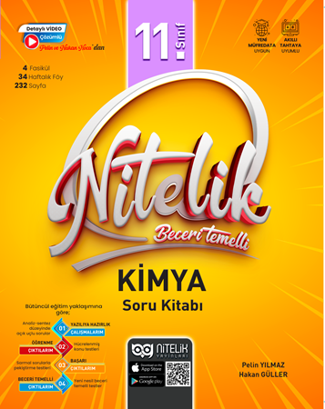 Resim Nitelik 11.Sınıf Beceri Temelli Kimya Soru Kitabı
