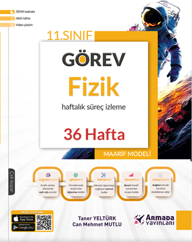 resm Armada 11.Sınıf Fizik Görev Haftalık Süreç İzleme Kitabı (36 HAFTA)