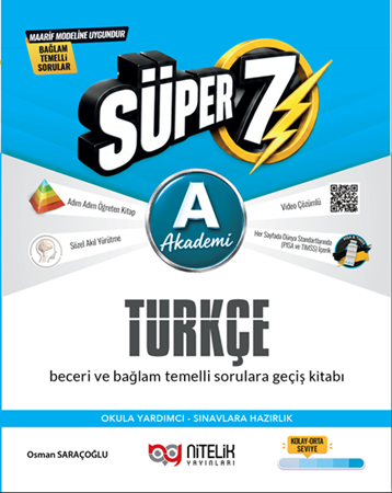 Resim Nitelik 7.Sınıf (A) Süper Türkçe Soru Kitabı