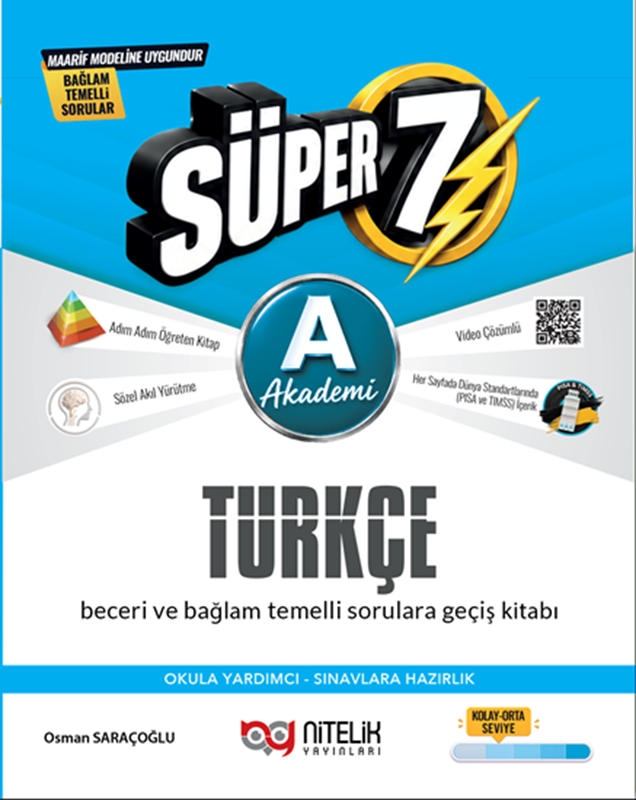 resm Nitelik 7.Sınıf (A) Süper Türkçe Soru Kitabı