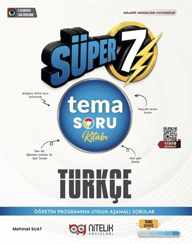 resm Nitelik 7.Sınıf Tema Türkçe Süper Soru Kitabı