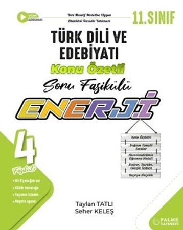 Resim Palme 11.Sınıf Enerji Türk Dili Ve Edebiyatı Konu Özetli Soru Fasikülü (4 FASİKÜL)