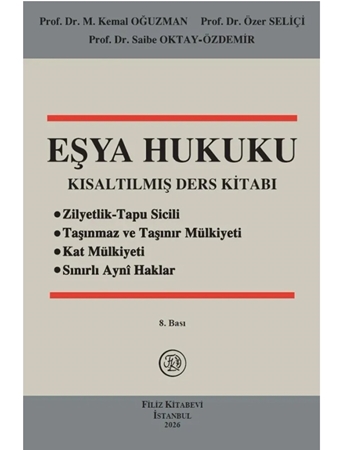 Resim Eşya Hukuku Kısaltılmış Ders Kitabı (Ön Sipariş)