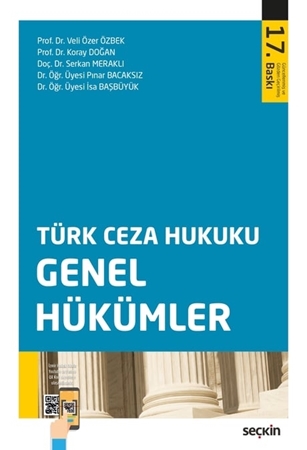 Resim Türk Ceza Hukuku Genel Hükümler - Veli Özer Özbek, Koray Doğan, Serkan Meraklı, Pınar Bacaksız, İsa Başıbüyük
